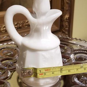 Cruet -Dirty Martini- Olive /Pepper Juice Tiny Pitcher.